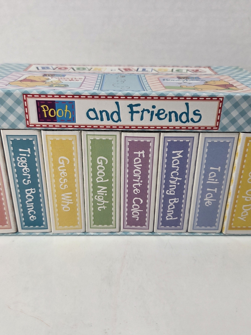 Disney Pooh and Friends Story Box Set - Pastel Blue, Yellow, Green, Purple